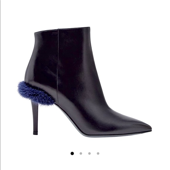 FENDI Ankle Boot with mink heel size 38 - Picture 2 of 6
